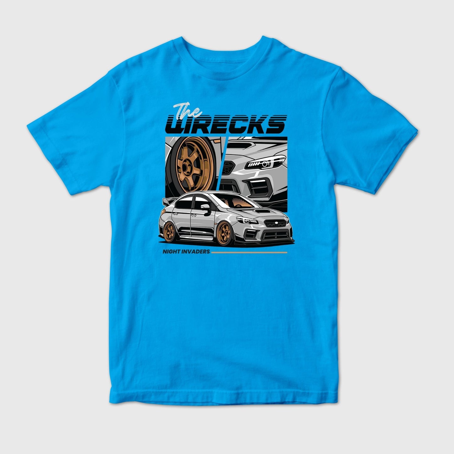 The Wrecks Night Invaders Car T-Shirt