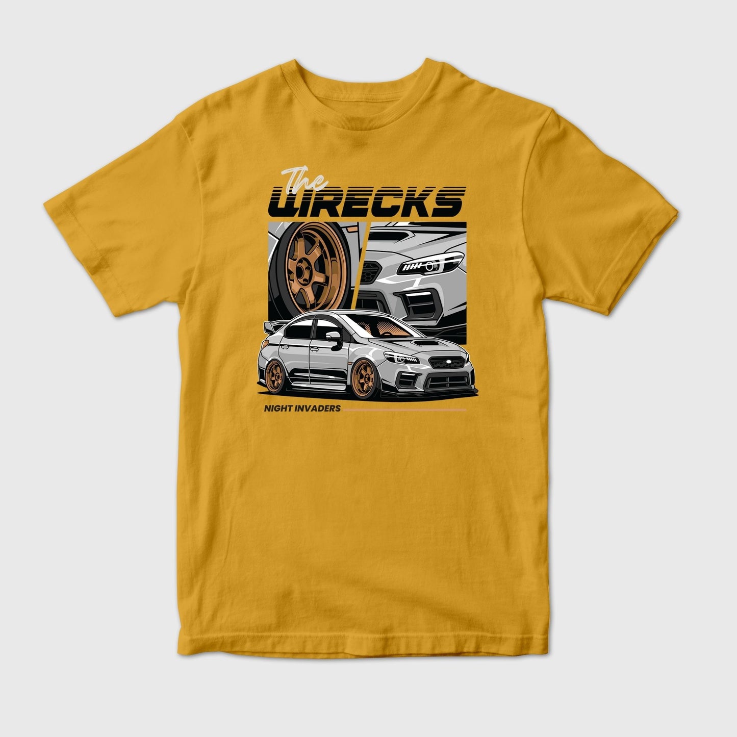 The Wrecks Night Invaders Car T-Shirt