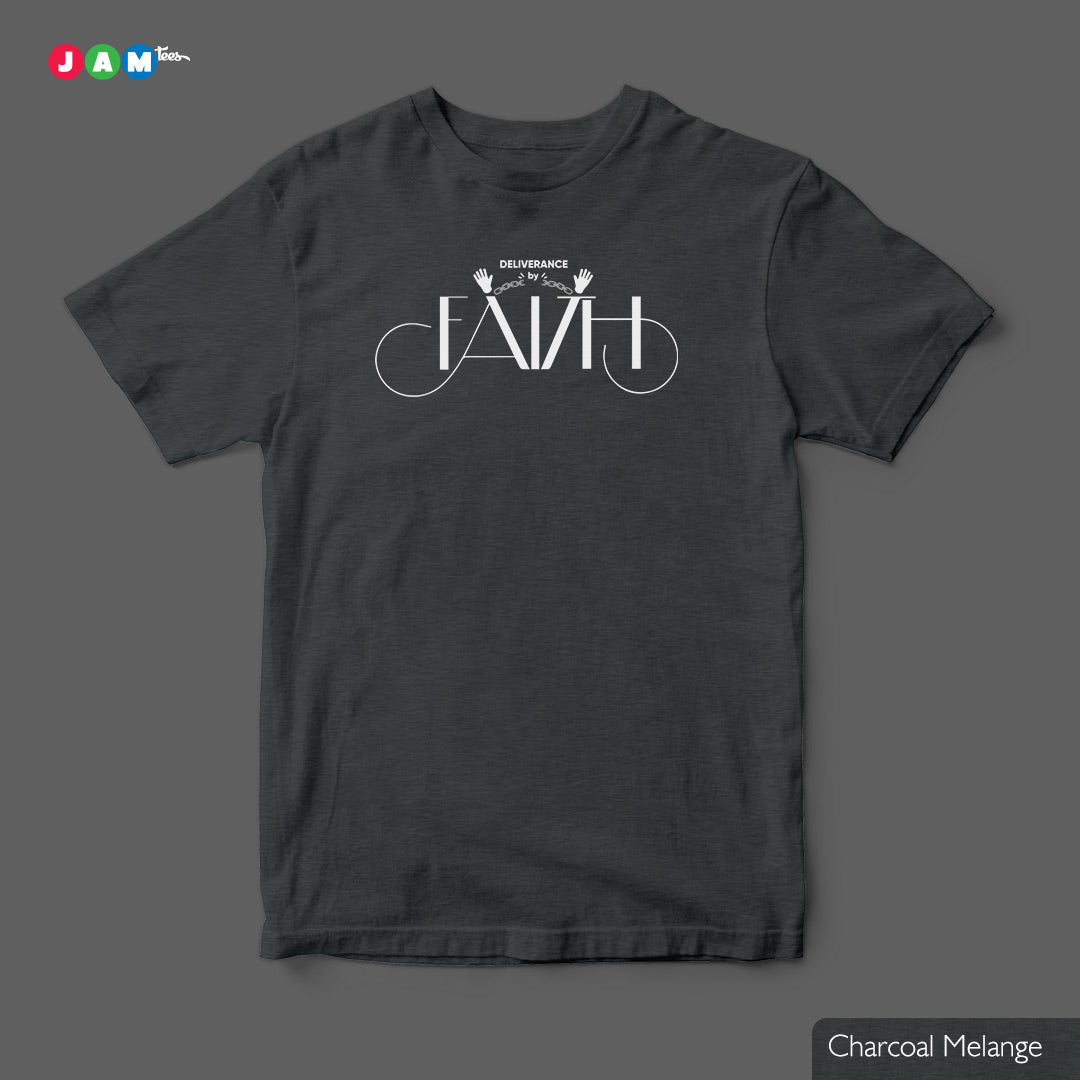 JAMtees Black Typographic T-shirt