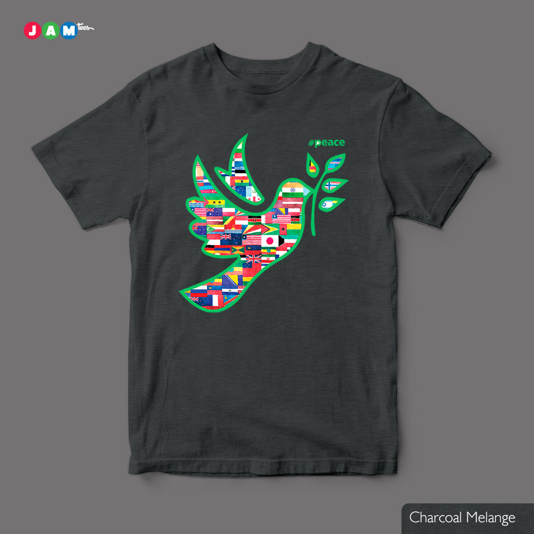 JAMtees Global Peace Dove T-Shirt