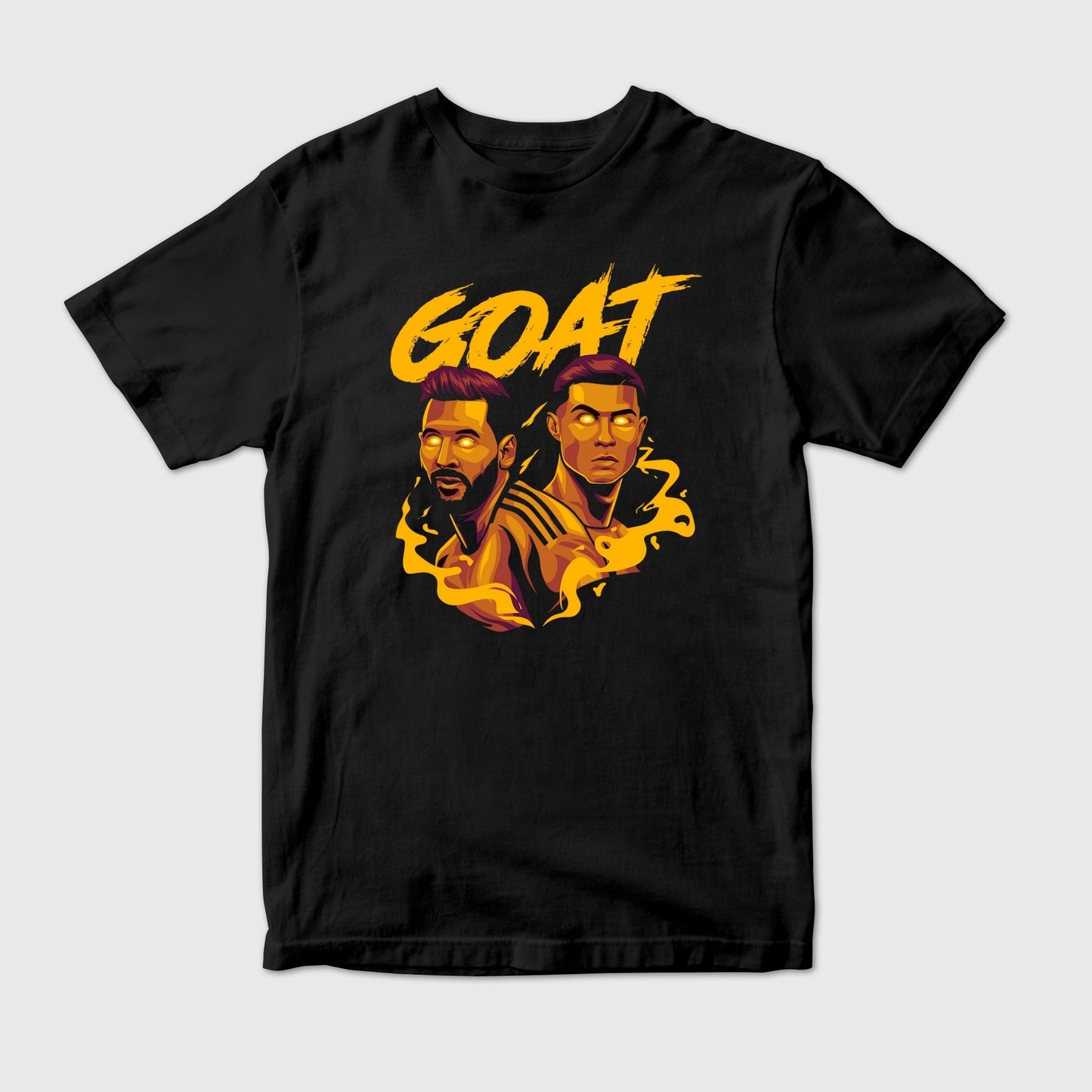 Messi vs Ronaldo GOAT T-Shirt | Football Legends