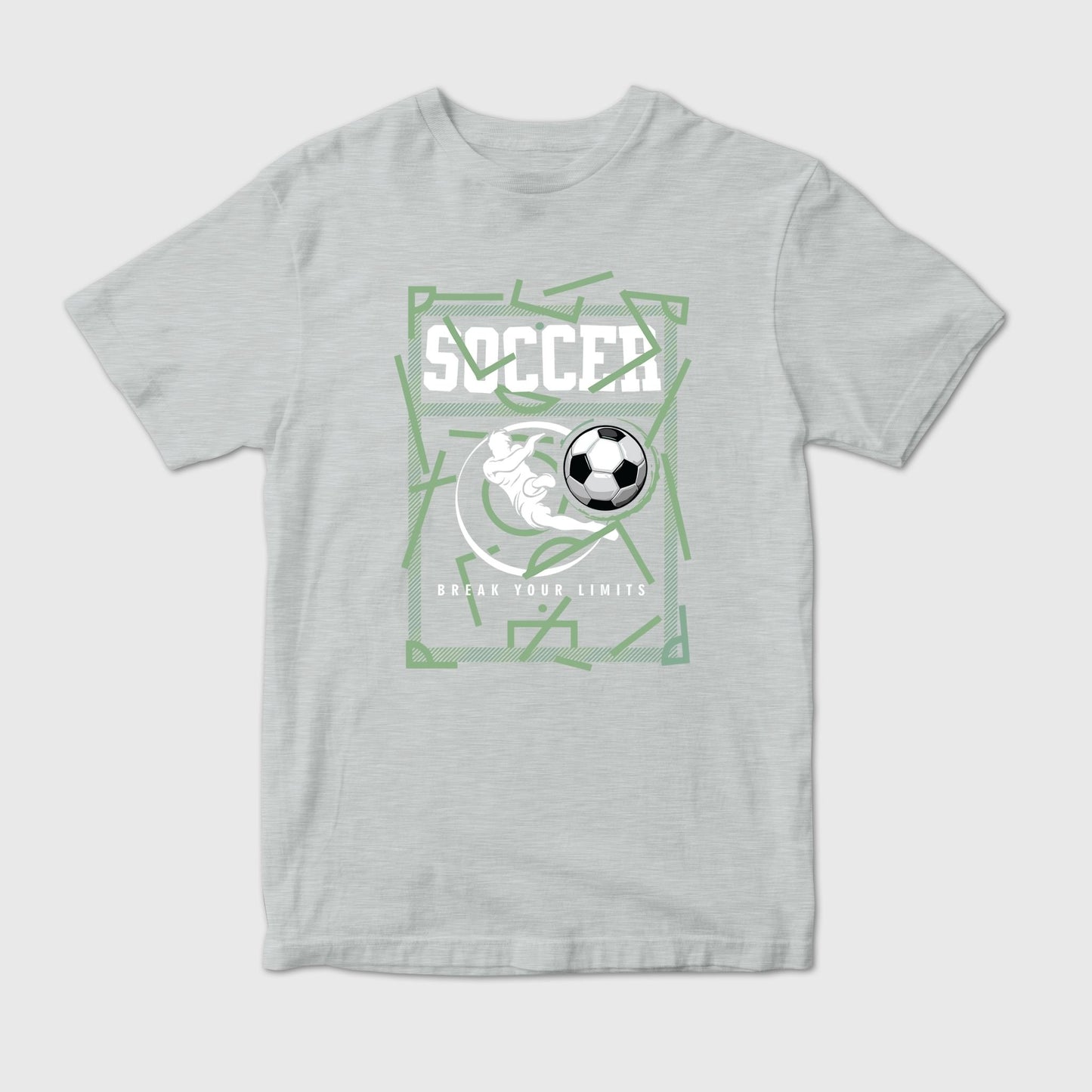 "Break Your Limits" Soccer T-Shirt | Football Fan