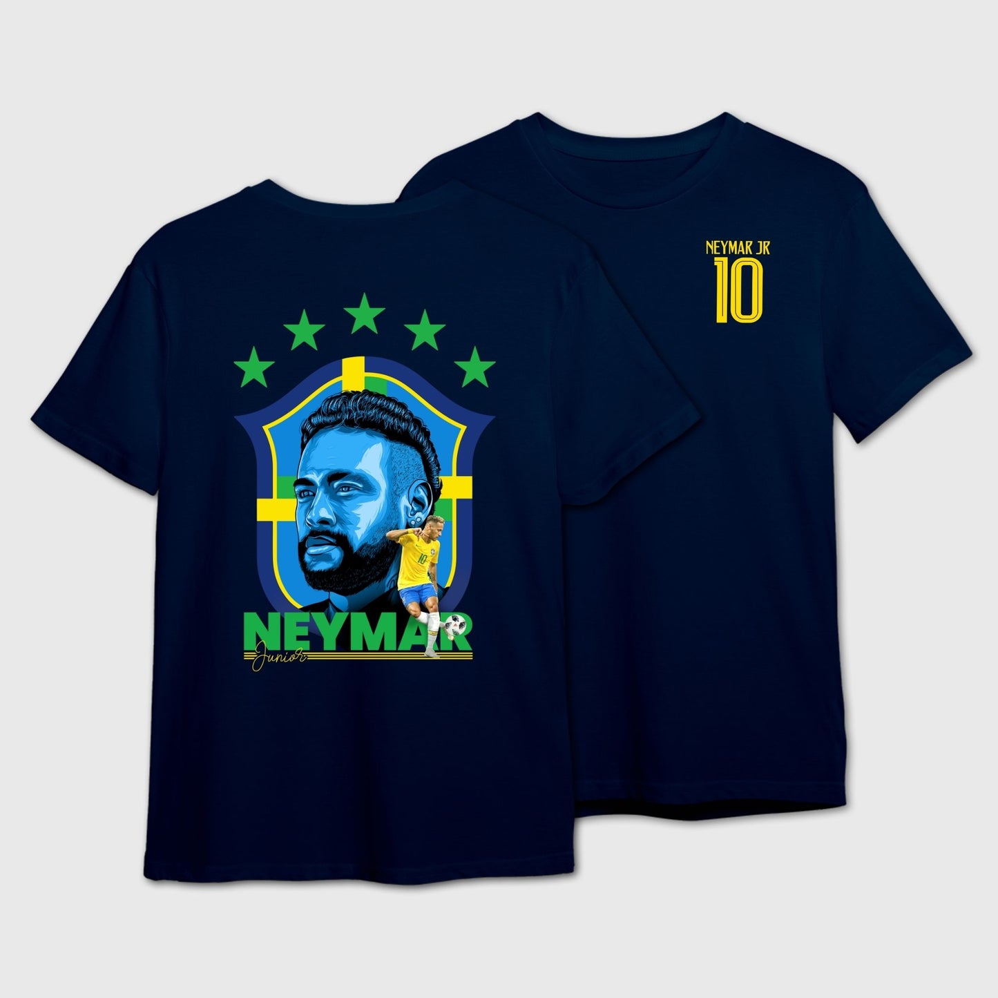 Neymar Jr T-Shirt | Brazil Football Star