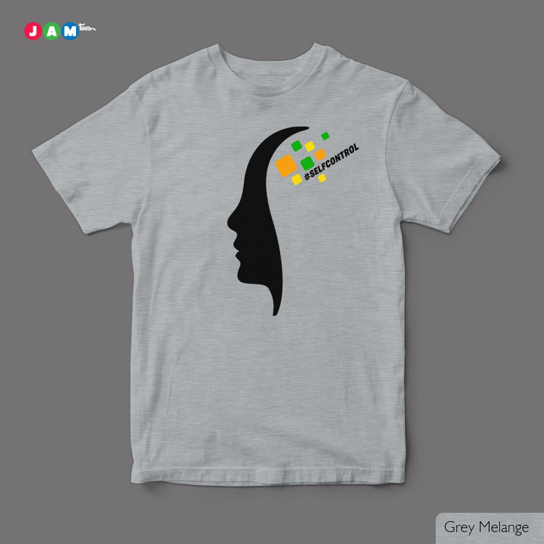 JAMtees Self-Control Symbolic Art T-Shirt