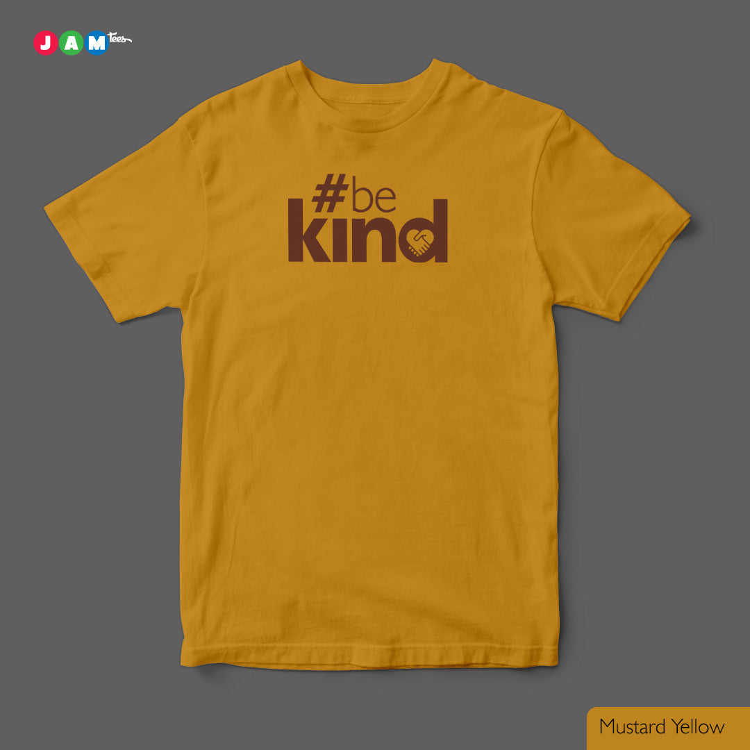 #BeKind Harmony: Limited-Edition Yellow T-Shirt by JAMtees