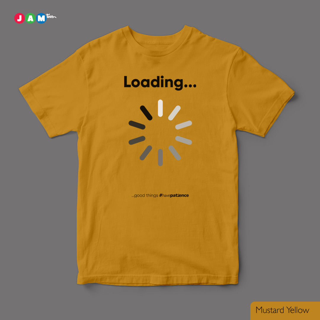 JAMtees Grey Melange T-shirt: A Symbol of Patience and Hope