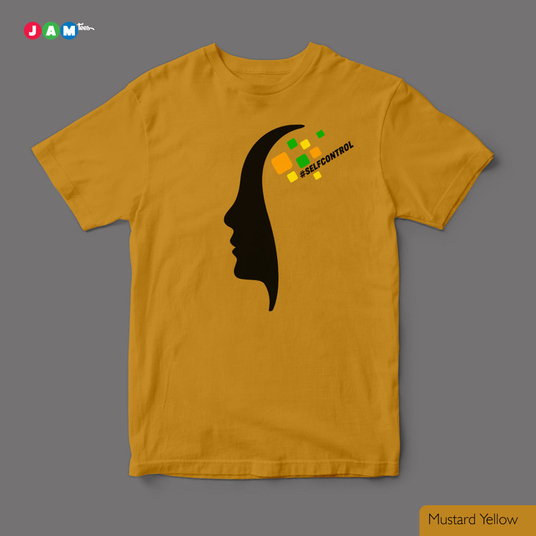JAMtees Self-Control Symbolic Art T-Shirt