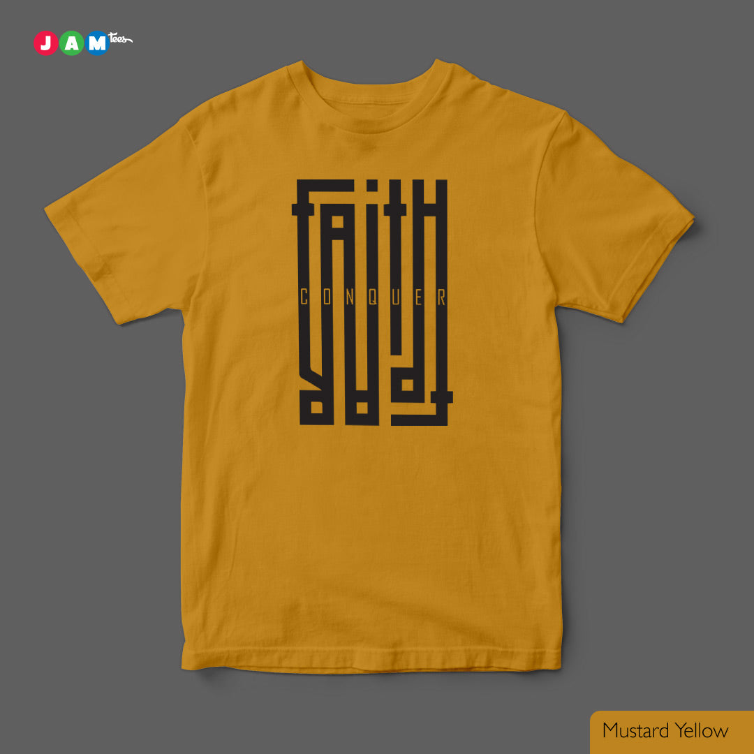 Faith over Fear - Fusion Typographic T-shirt