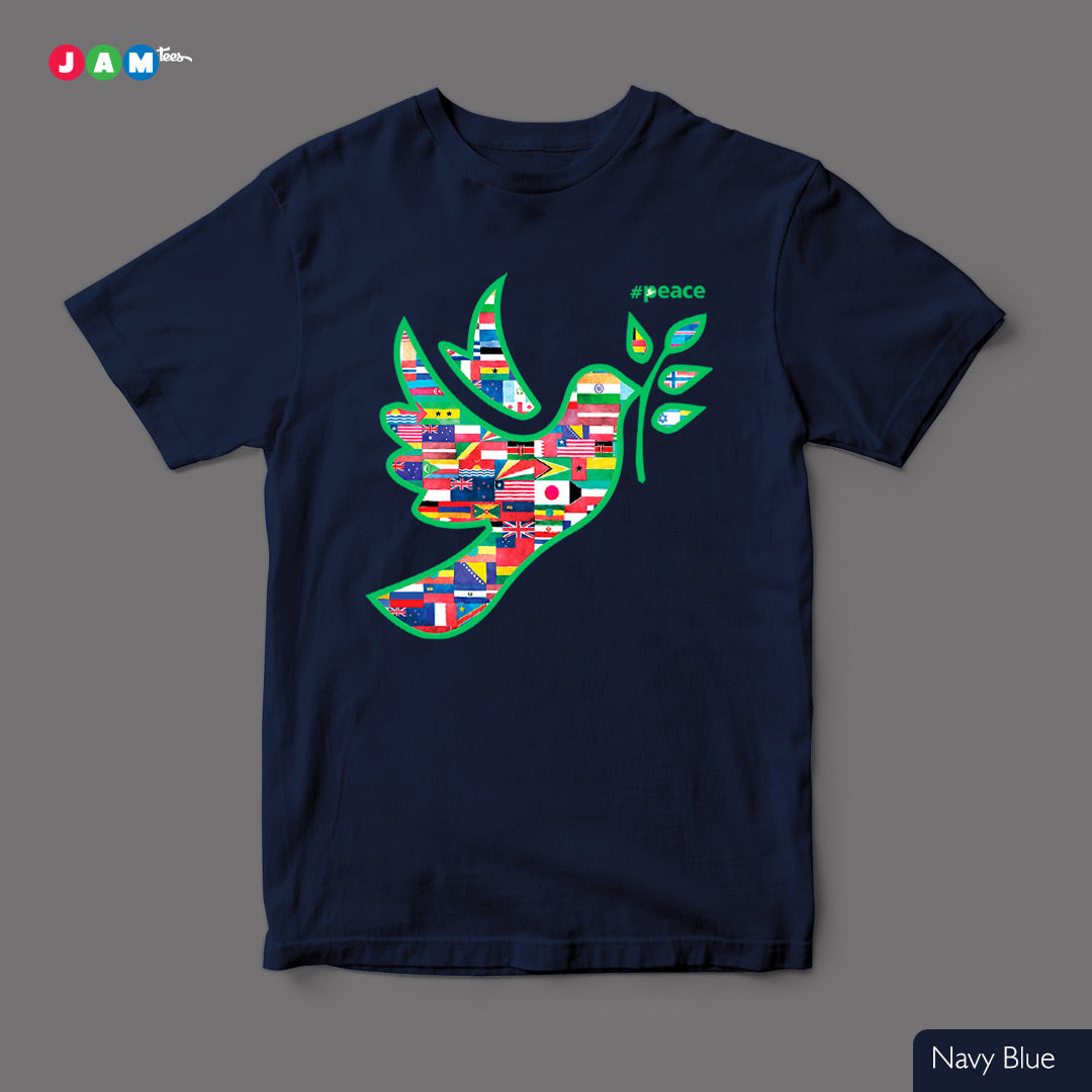 JAMtees Global Peace Dove T-Shirt