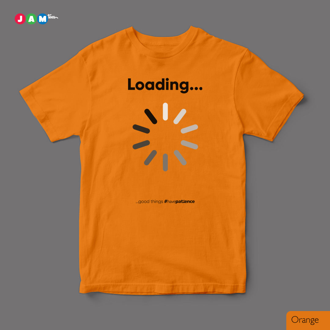 JAMtees Grey Melange T-shirt: A Symbol of Patience and Hope