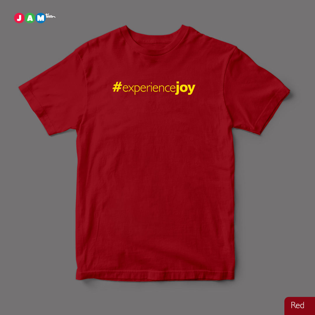 JAMtees: #Experience Joy Red T-Shirt Original