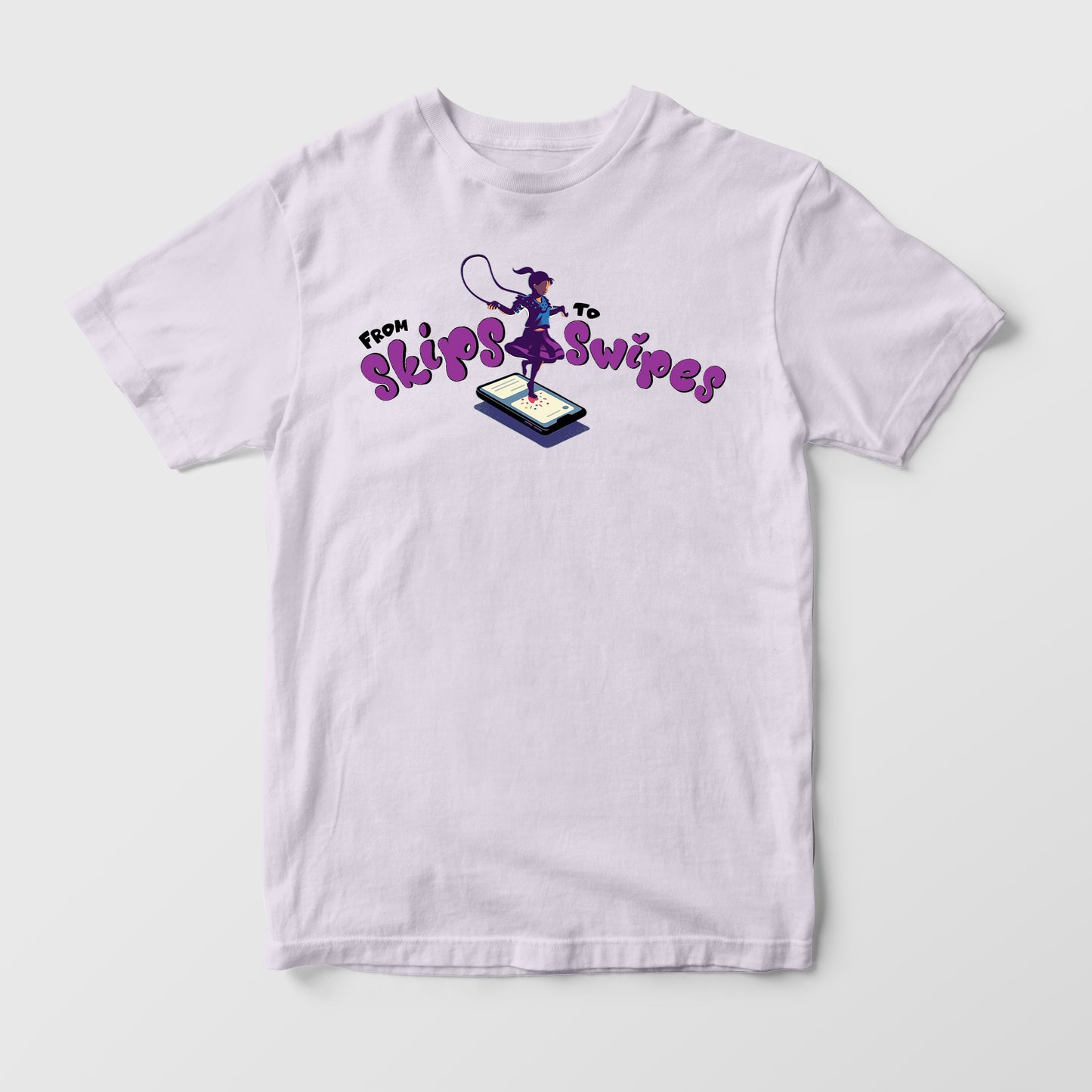 From Skips to Swipes Retro Gaming to Social T-Shirt