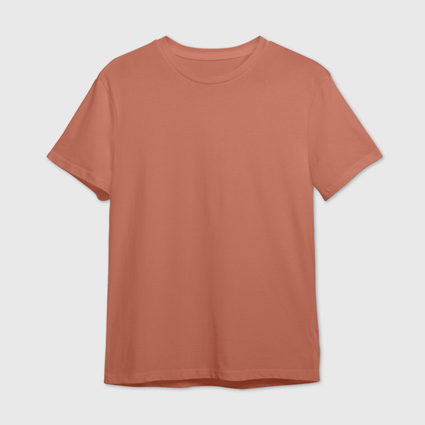 Salmon Pink Plain T-shirt