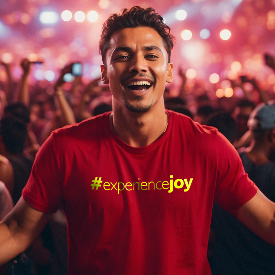 JAMtees: #Experience Joy Red T-Shirt Original