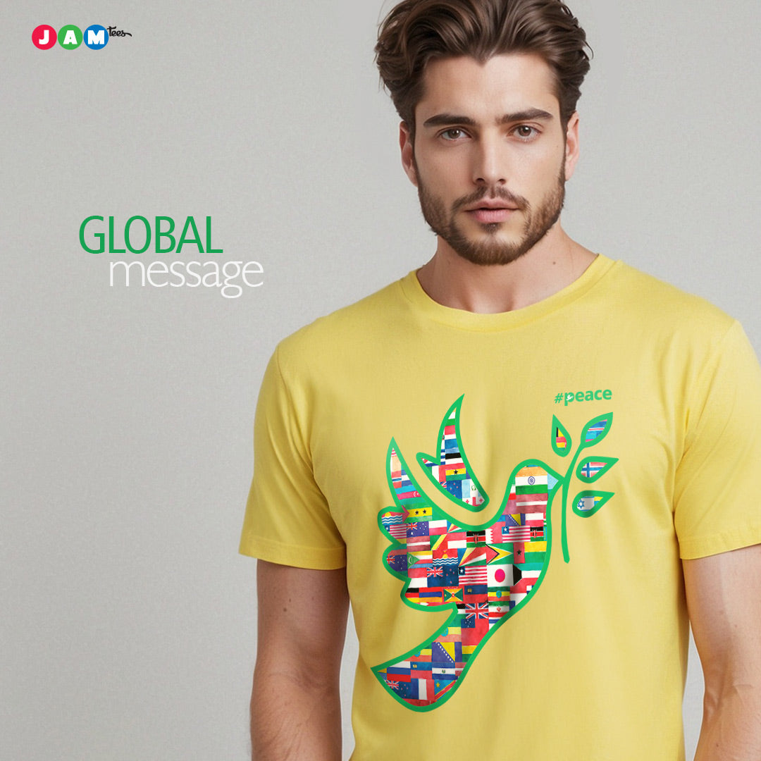 JAMtees Global Peace Dove T-Shirt