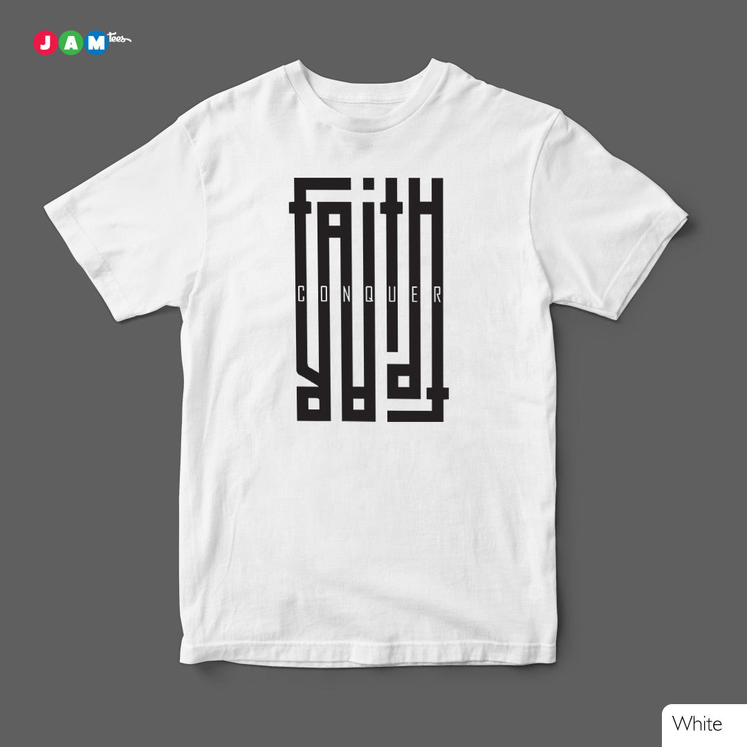 Faith over Fear - Fusion Typographic T-shirt