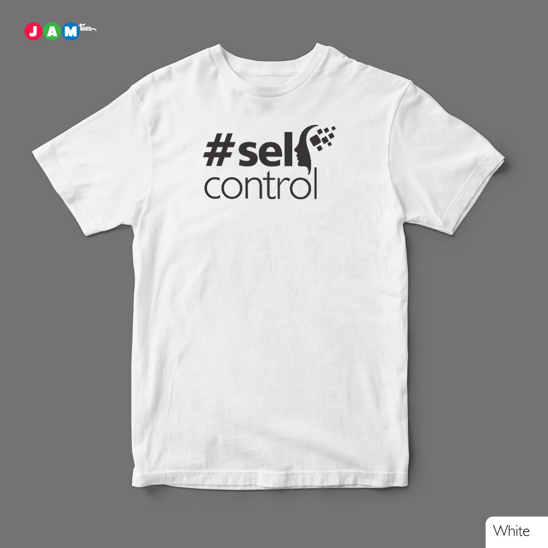 Hashtag Self CONTROL Grey Melange T-shirt