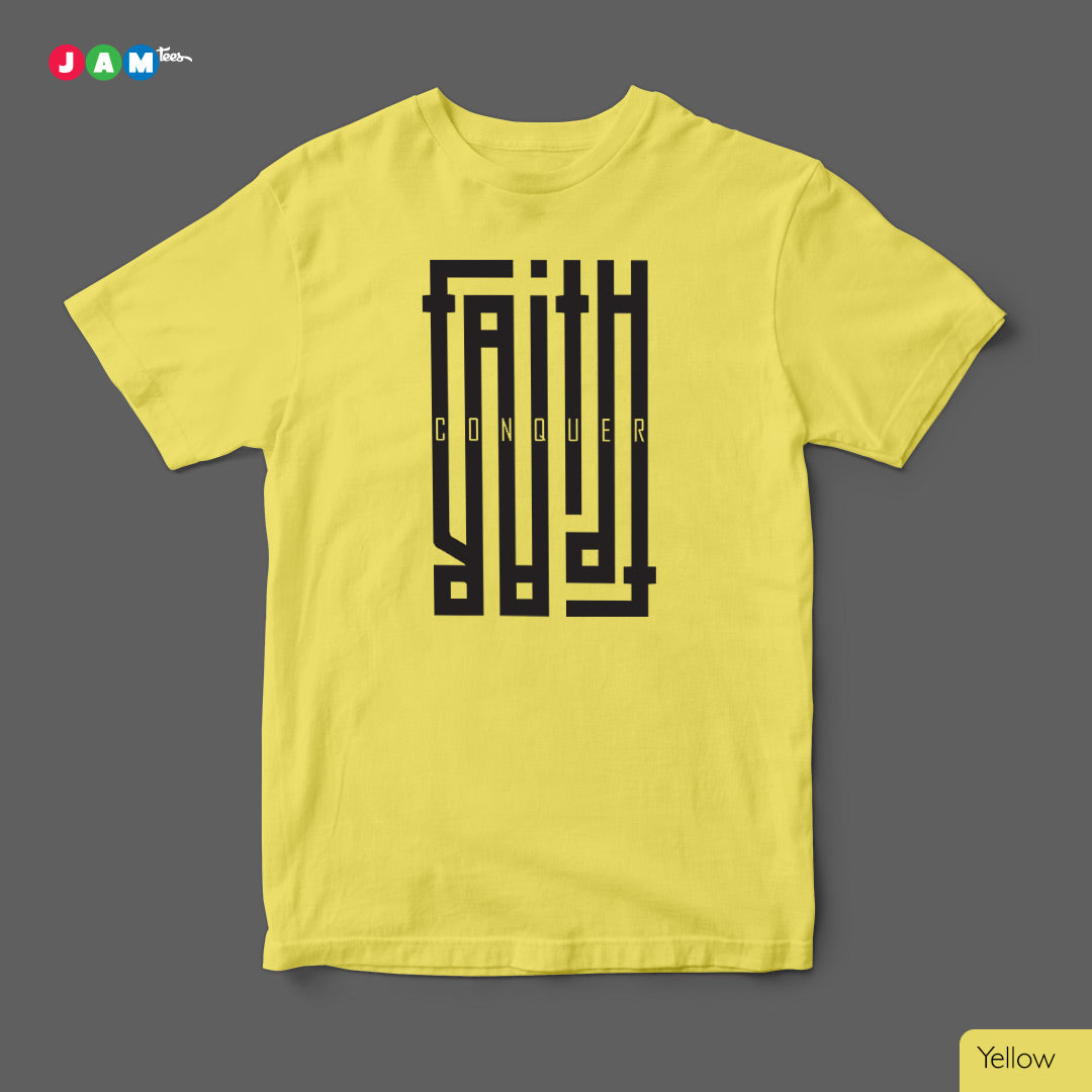 Faith over Fear - Fusion Typographic T-shirt