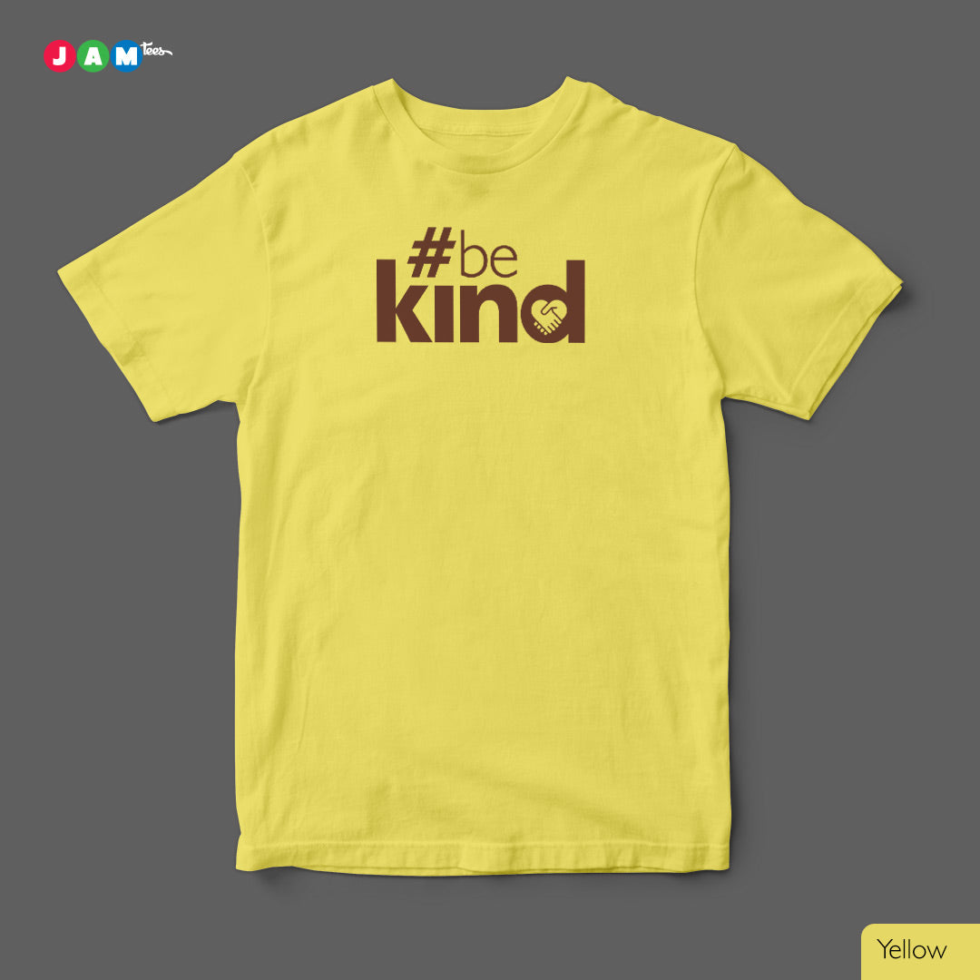 #BeKind Harmony: Limited-Edition Yellow T-Shirt by JAMtees