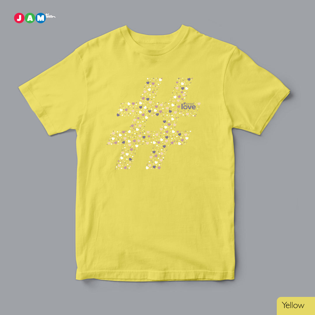 JAMtees - Trendy Hashtag Love T-shirt