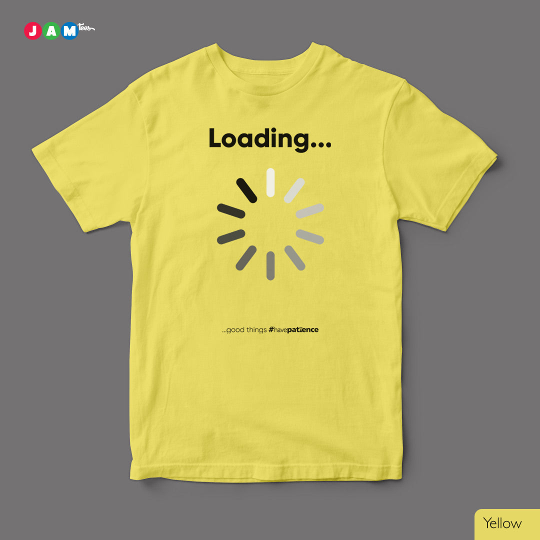 JAMtees Grey Melange T-shirt: A Symbol of Patience and Hope