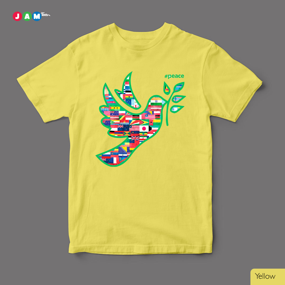 JAMtees Global Peace Dove T-Shirt