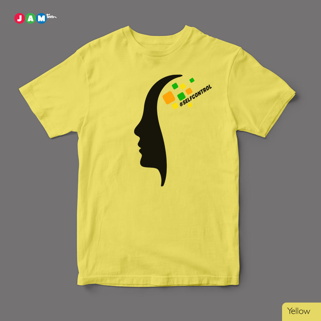 JAMtees Self-Control Symbolic Art T-Shirt