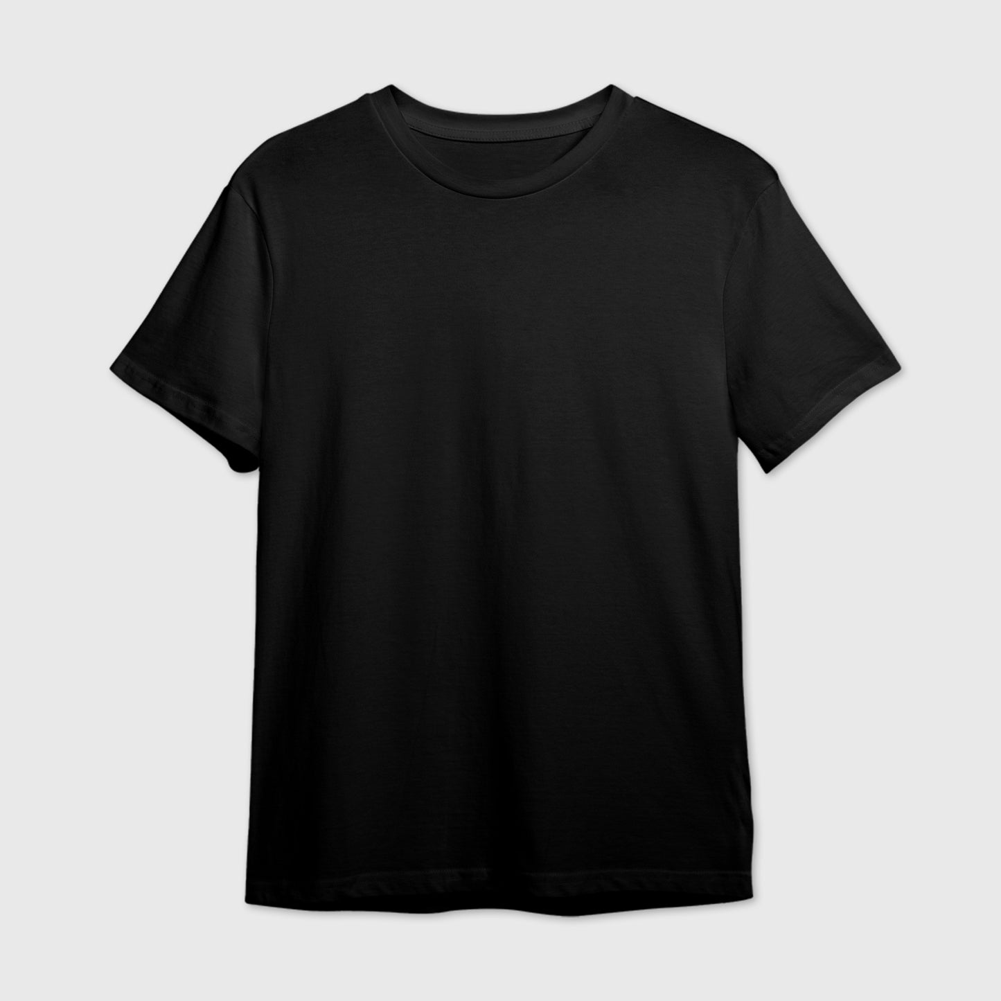 Black Plain T-shirt