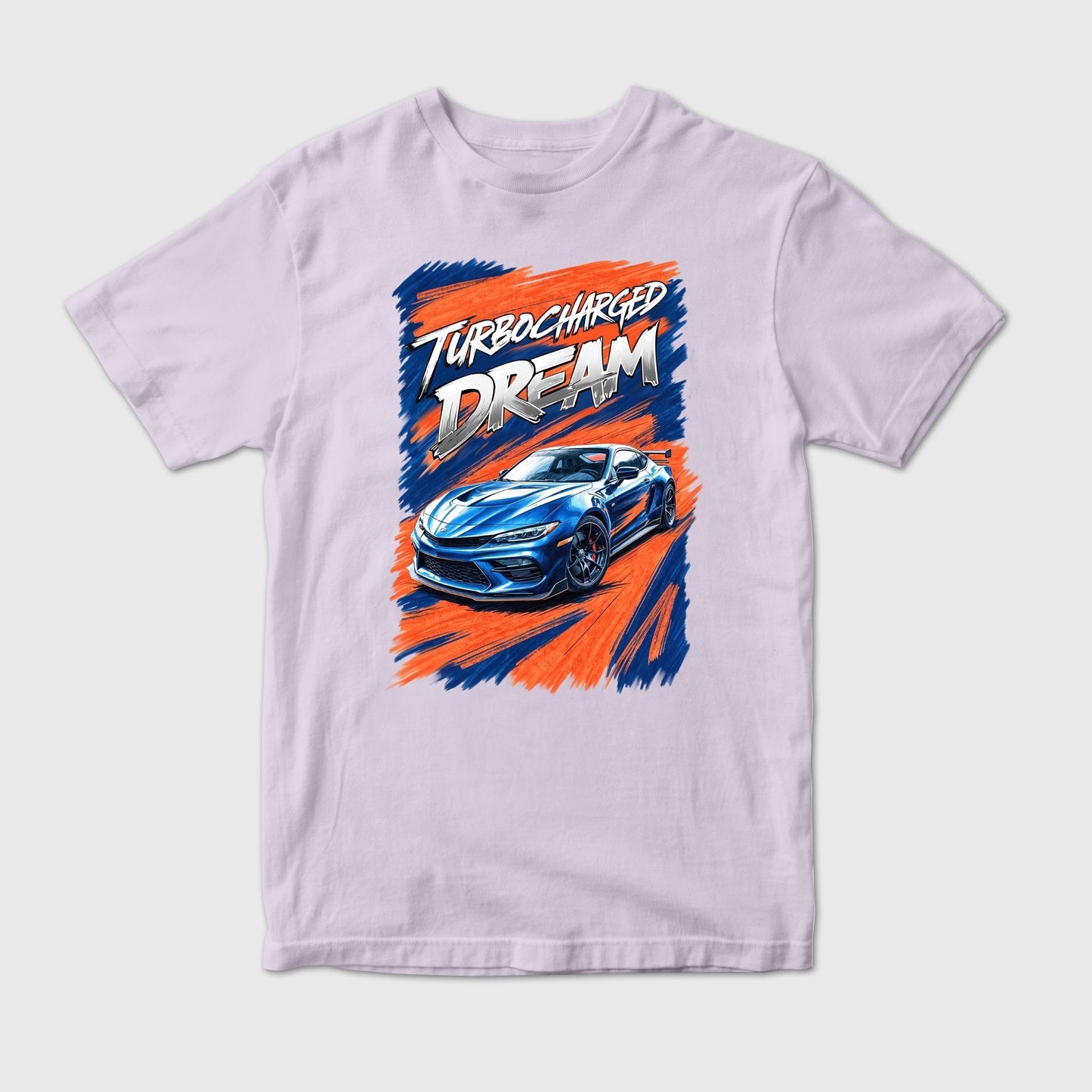 Turbocharged Dream Power Stroked with Blue Sports Car