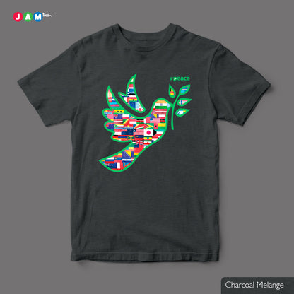 JAMtees Global Peace Dove T-Shirt