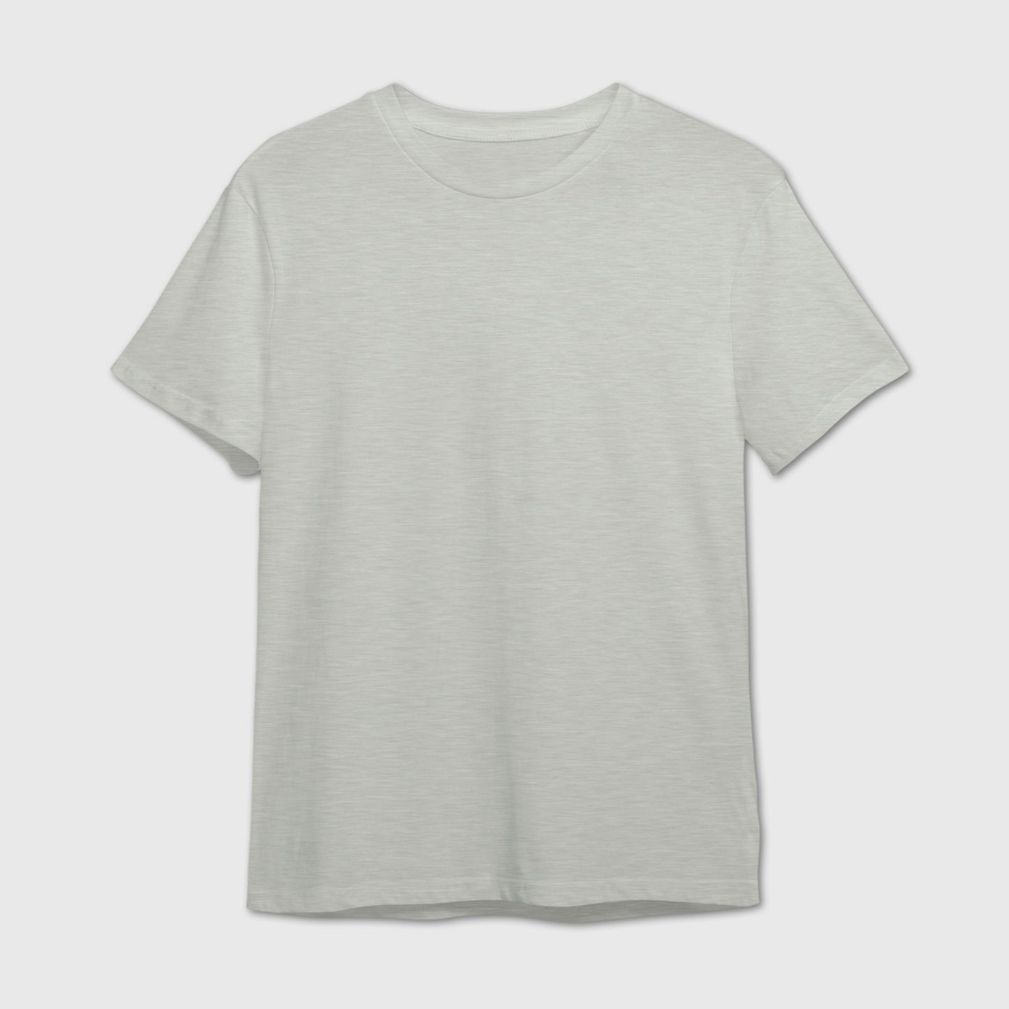 Ecru Mélange Plain T-shirt