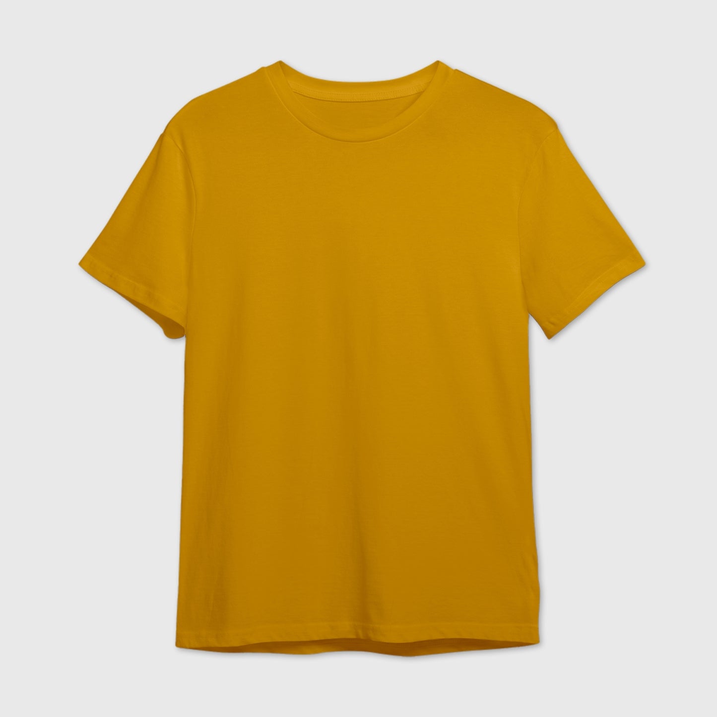 Mustard Yellow Plain T-shirt