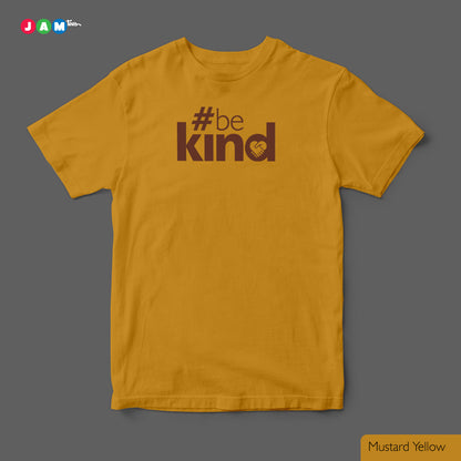 #BeKind Harmony: Limited-Edition Yellow T-Shirt by JAMtees