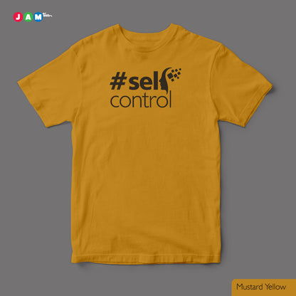 Hashtag Self CONTROL Grey Melange T-shirt