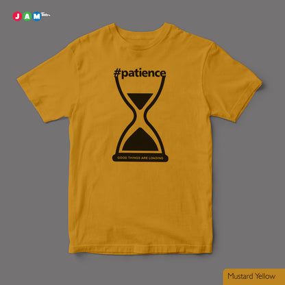 JAMtees Yellow Hourglass T-shirt: A Timeless Symbol of Patience