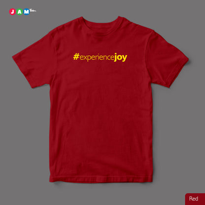 JAMtees: #Experience Joy Red T-Shirt Original