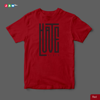 Hate Kills, Love Heals Transformation Tee