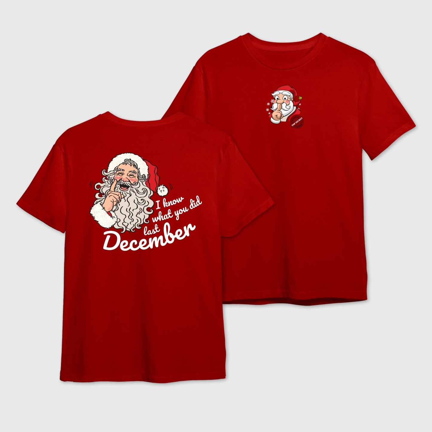Naughty Santa T-Shirt | Funny Adult Christmas Party Shirt