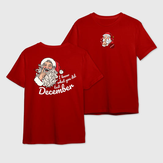 Naughty Santa T-Shirt | Funny Adult Christmas Party Shirt
