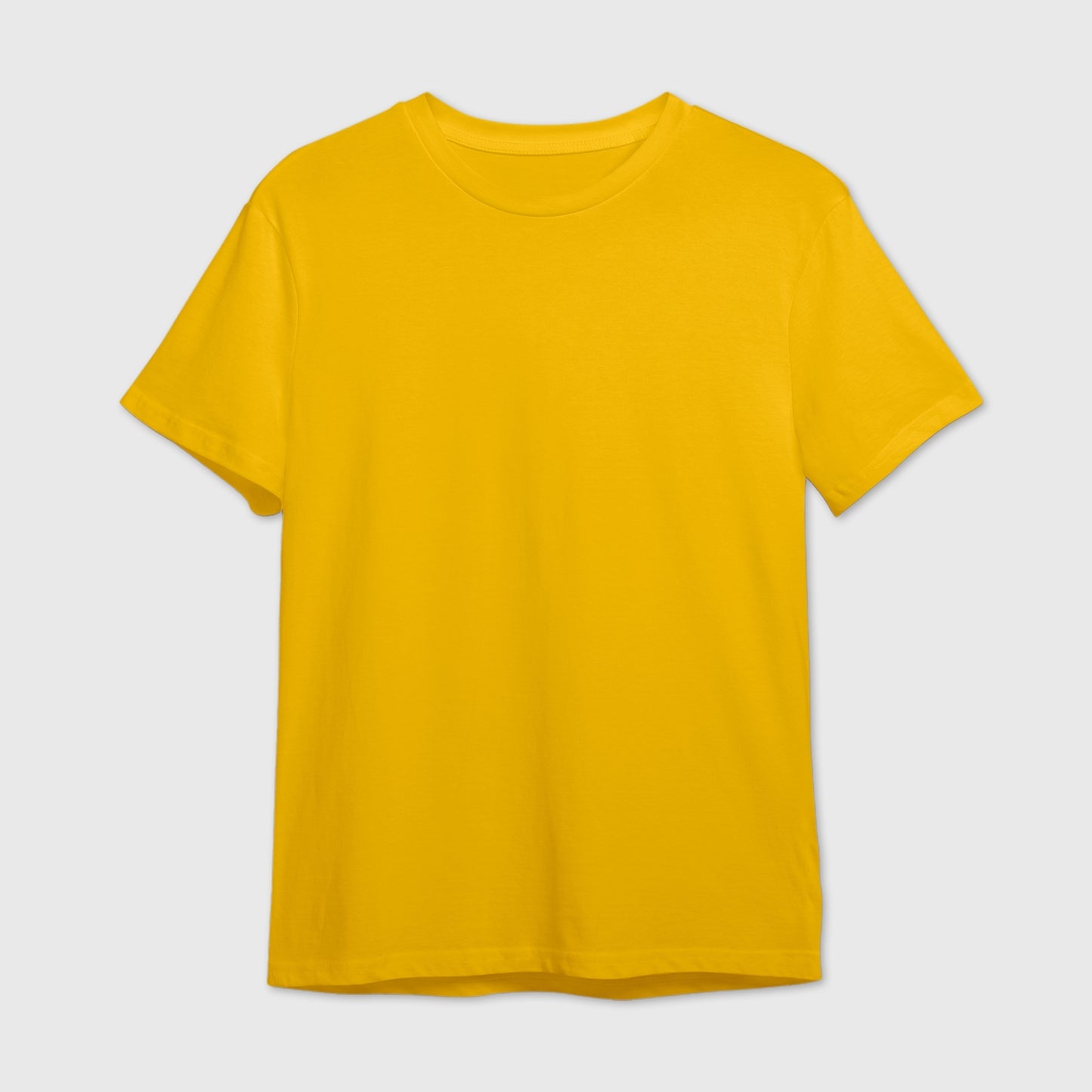 Yellow Plain T-shirt